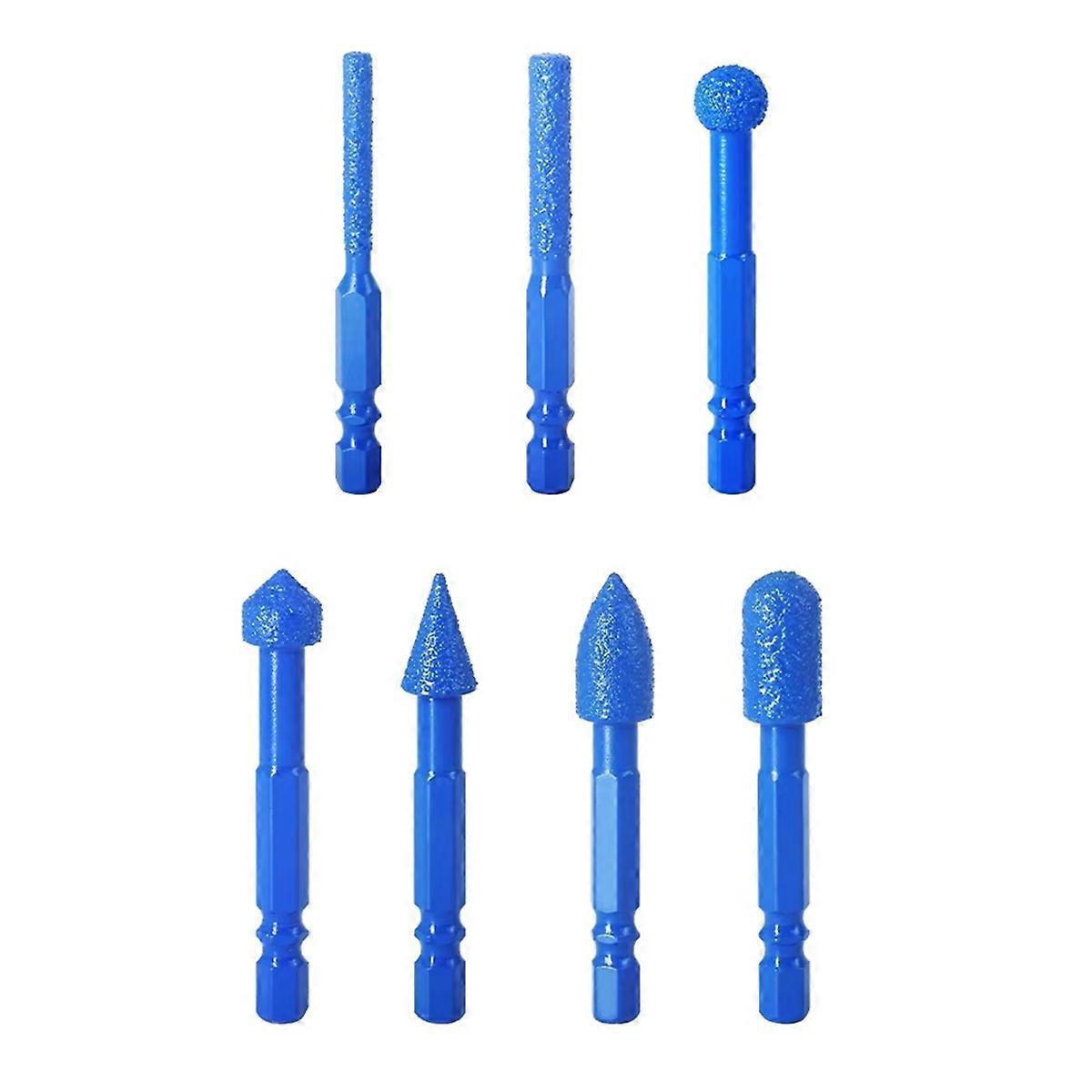 Diamond Coated Grinding Bits Set for Multi Material Finishing Rust Removal Polishing Hole Repair Mol