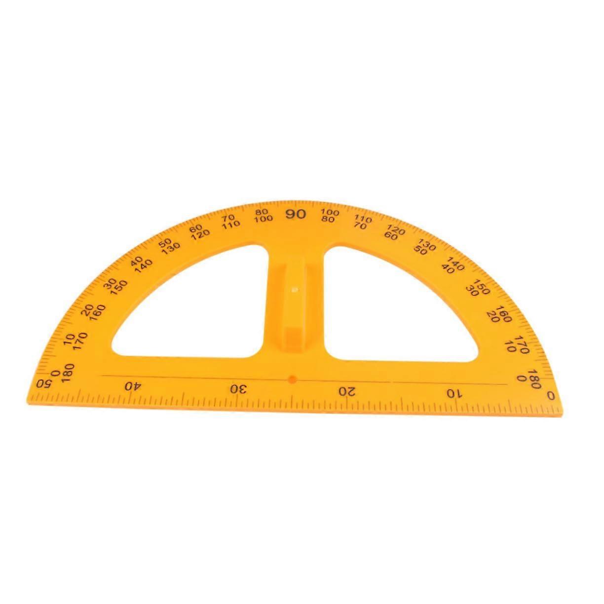 Protractors Bulk Classroom Set Teaching Tool for Teachers Ruler School Stationery Drafting Tools Ref: 8306