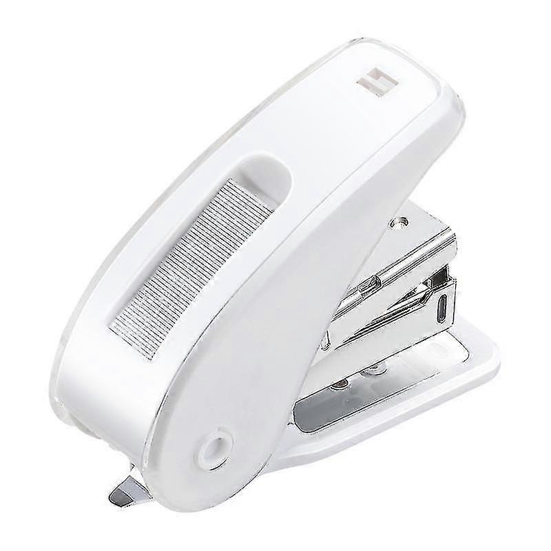 Mini Stapler Office Stationery Booklet Stapler for 24/6 26/6 Stapler Nails-White