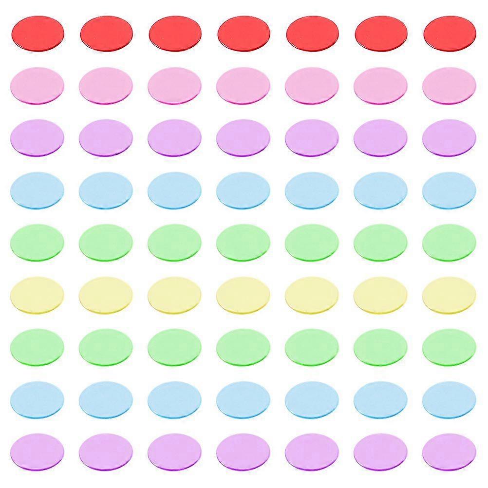 300Pcs Bingo Counting Chips Colorful Bingo Markers Gambling Game Counters