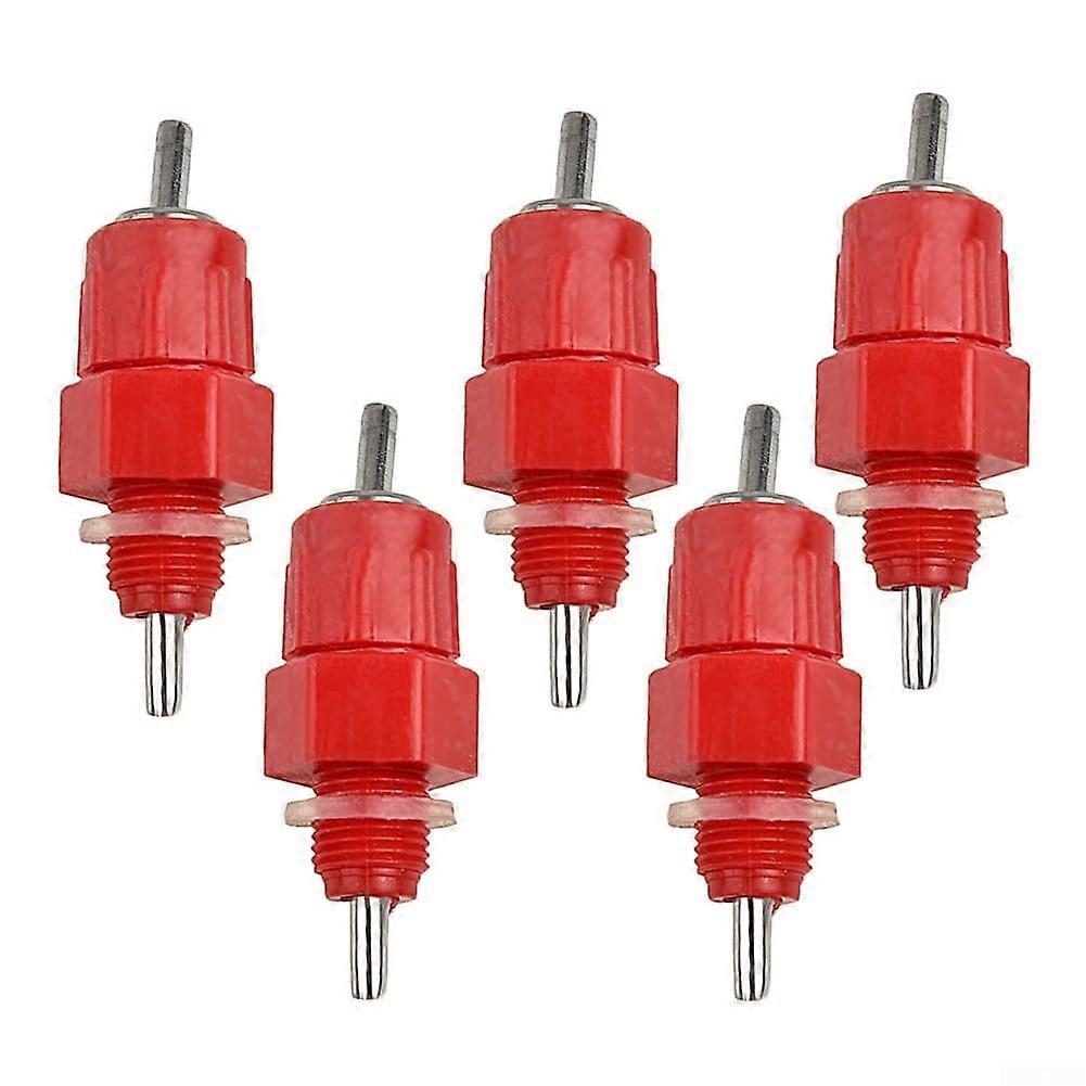 DIY Chicken Watering Solution - 5-Pack Nipple Drinkers With PVC Fittings For Poultry