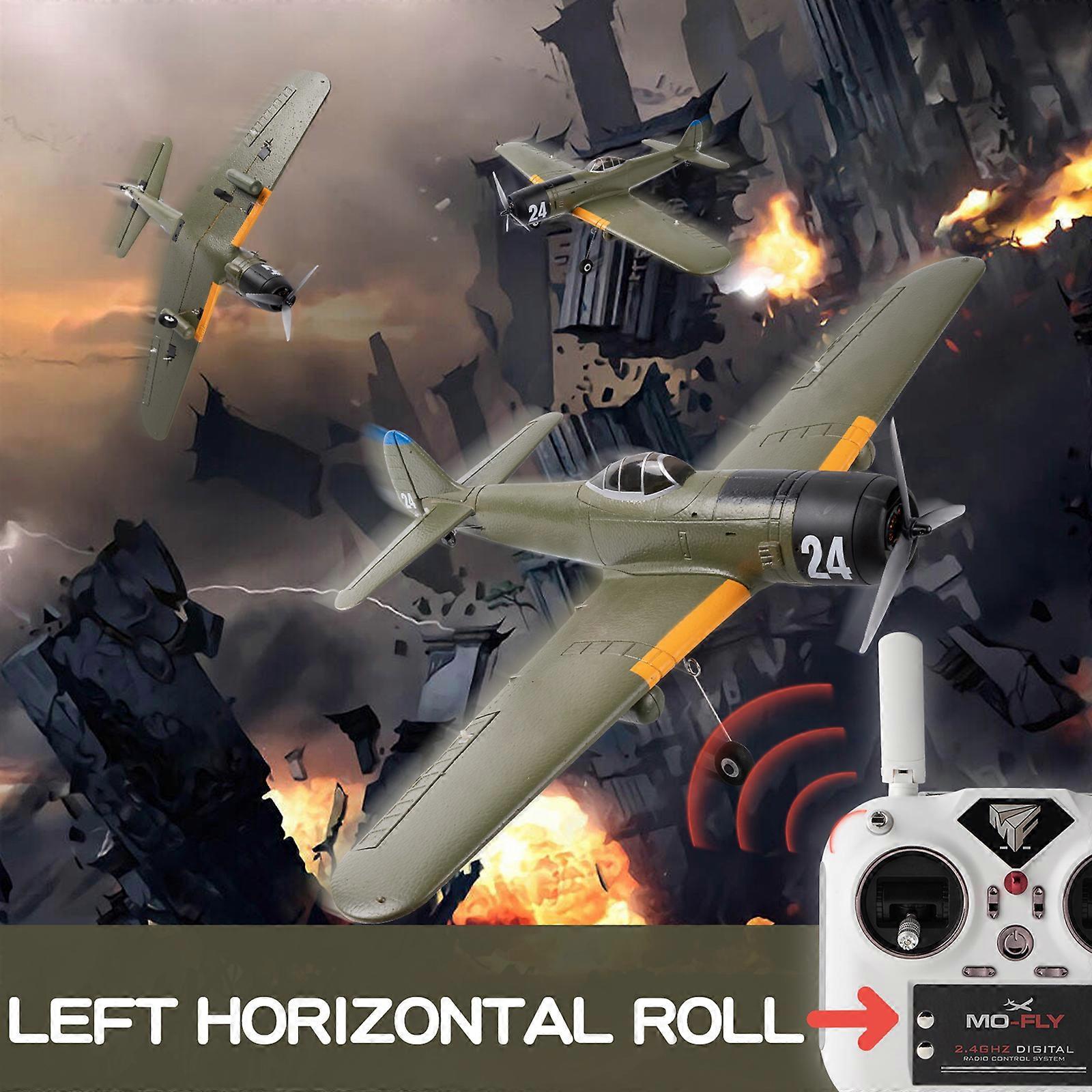 Remote Control Plane, 2.4GHz 3D/6G Switchable EPP Remote Control Airplane with Brushless Motor Fixed Wing Aircraft Supports SBUS GPS (Silver)