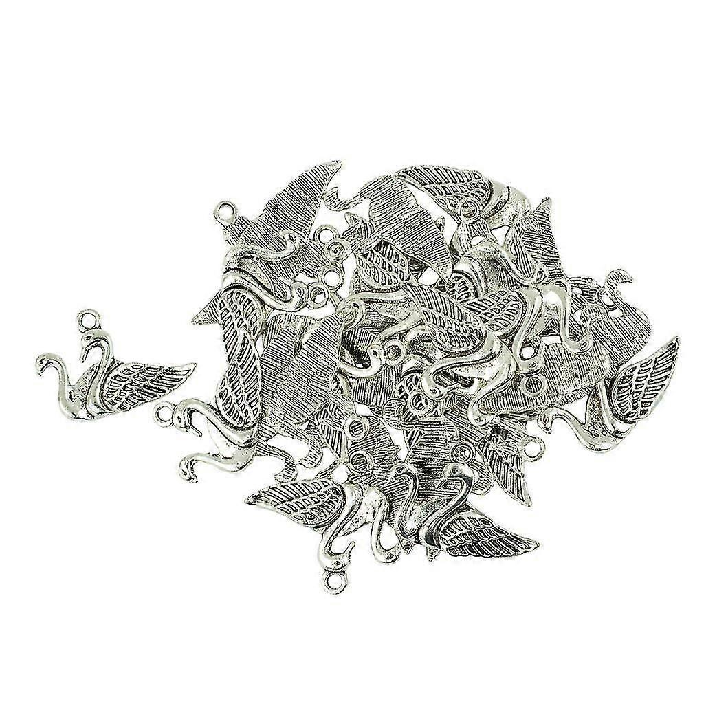 20 Pieces Silver Lover Valentines Day Charm Pendant Jewelry Diy