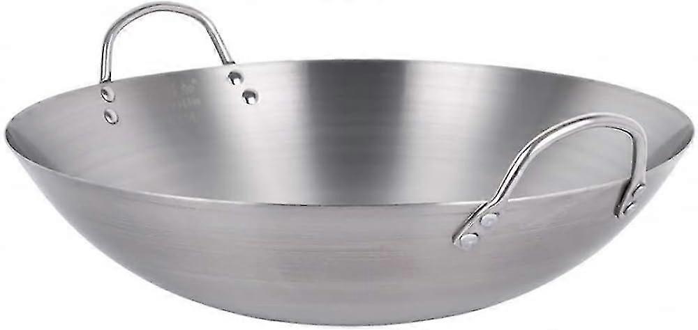 Wok uncoated wok professional large wok wok multifunctional wok - pot mouth diameter 40cm 2025