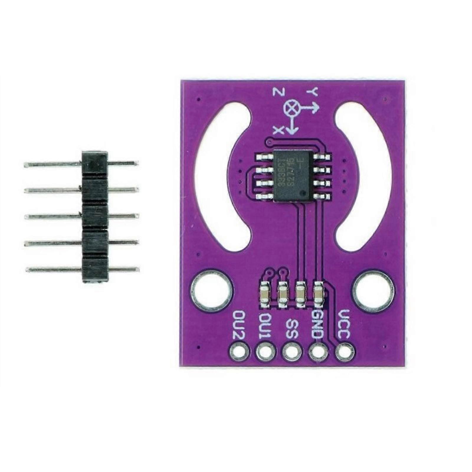 Mango sensorial de posición lineal digital 3D Módulo sensorial de posición de joystick 3D MLX90333 Módulo detector de posición multicolor