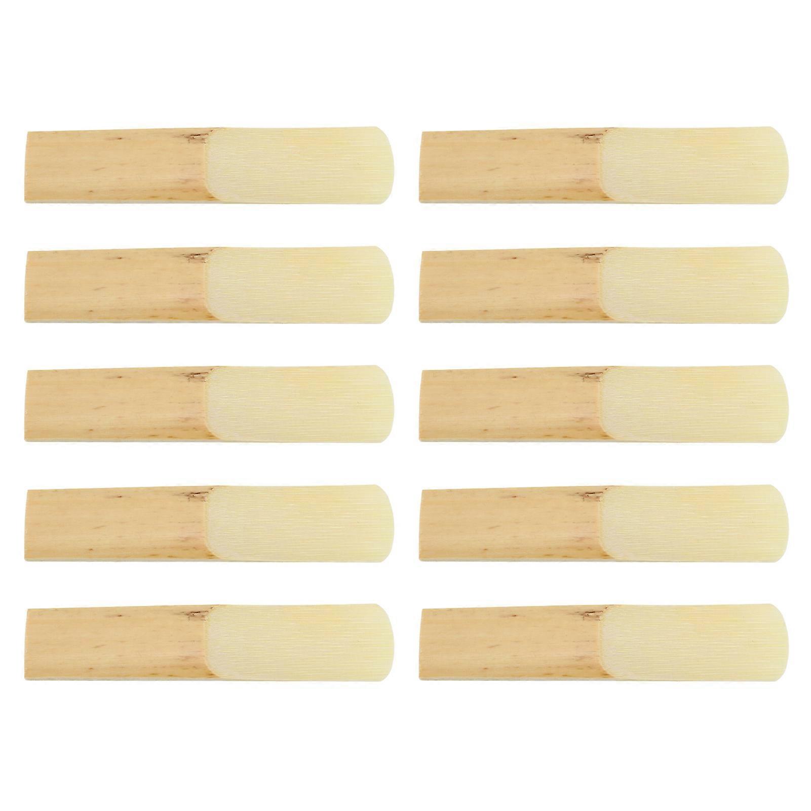 10pcs Alto Saxophone Reeds Strength 3.0, Size 71.5x14.5mm