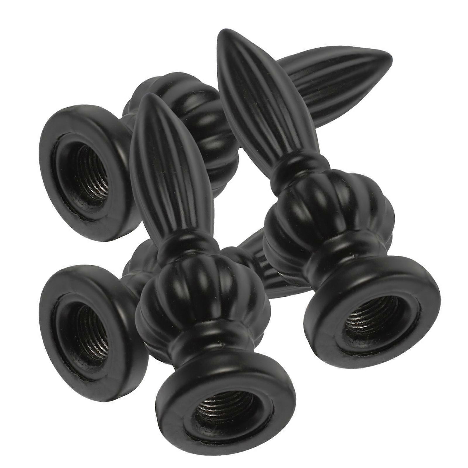 4pcs Lamp Finial Caps for Easy Installation, Durable Shade Holders for Table and Floor Lamps, Decorative Harp Lamp Accessories for Any Occasion