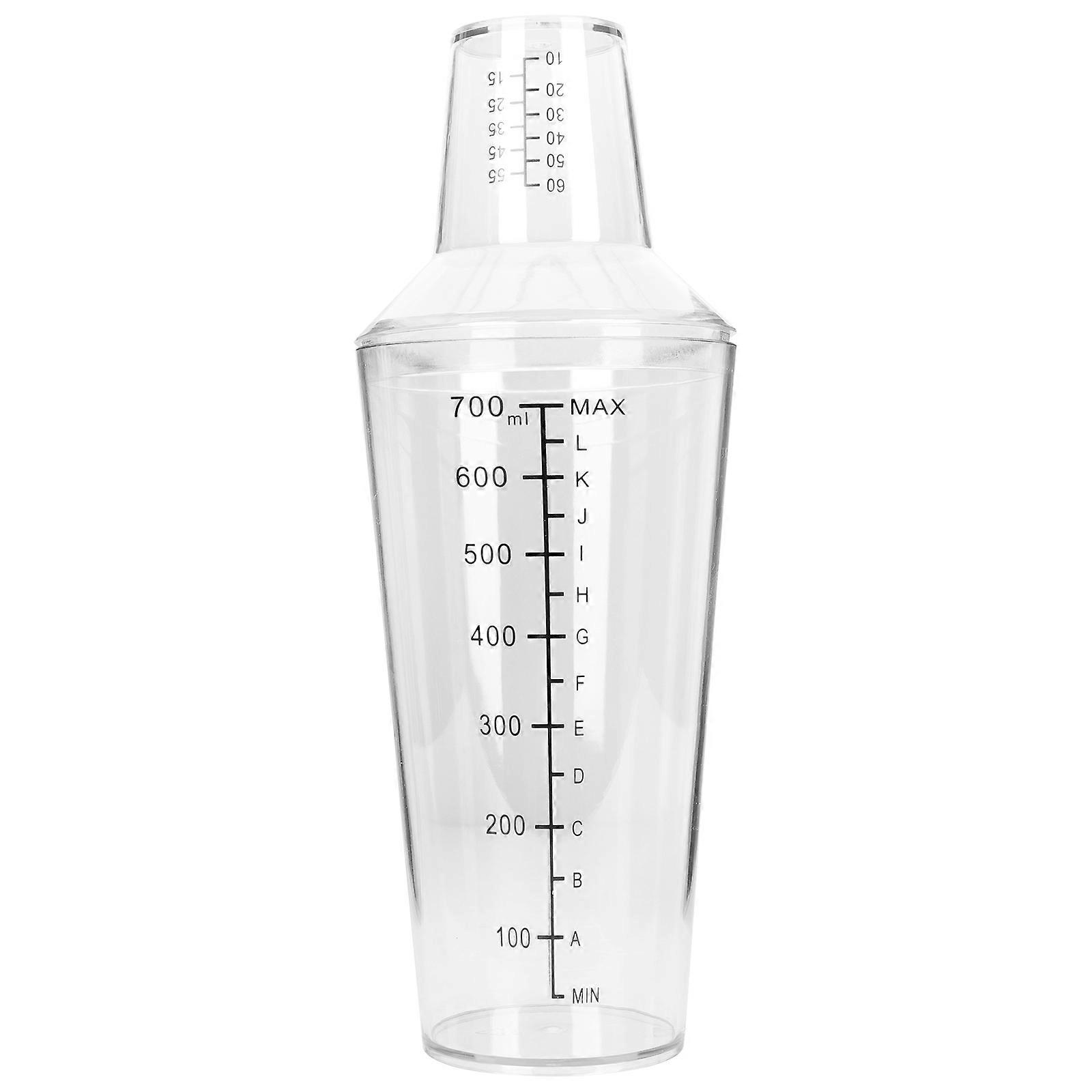 Cocktails Shaker Transparent Shaker Home Use Non-Slip No Water Leakage Professional Bartenders 1Pack