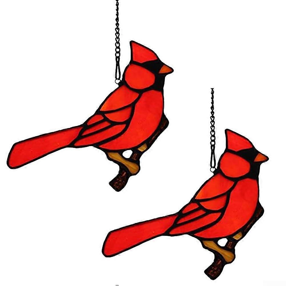 Acryl Kolibri Anhänger Für Gartendekoration, Witterungsbeständig, 2 Stück, 10cm, Bunt, Handgefertigt