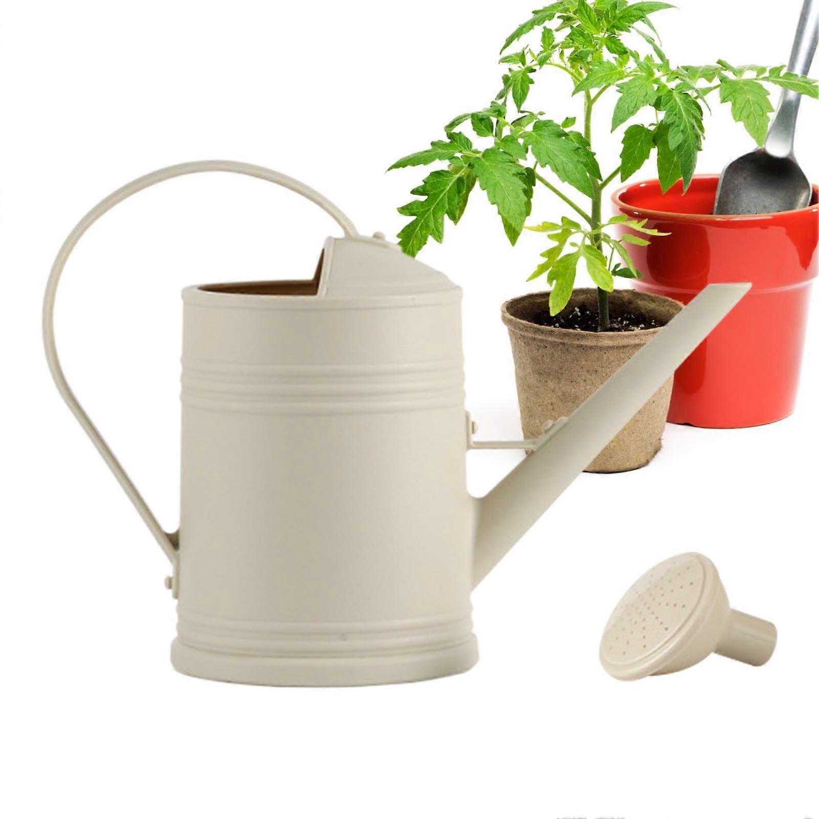 watering can for indoor use, flower watering can, 2L, retro, beige