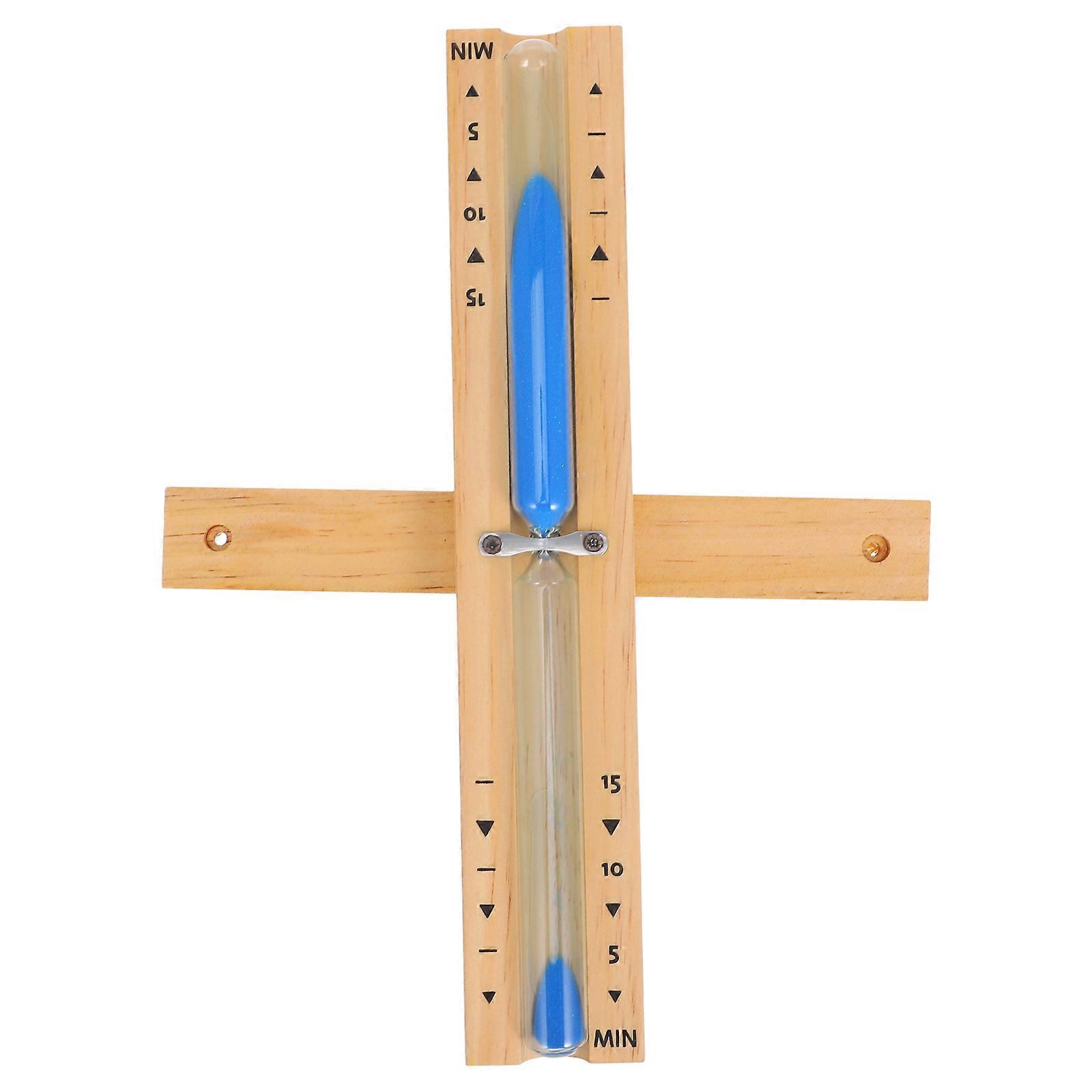 Sauna Reminding Timer Hourglass Timer Sauna Accessory Simple Design Sand 15-Minute Countdown 29.00X5.00X1.60CM 1Set
