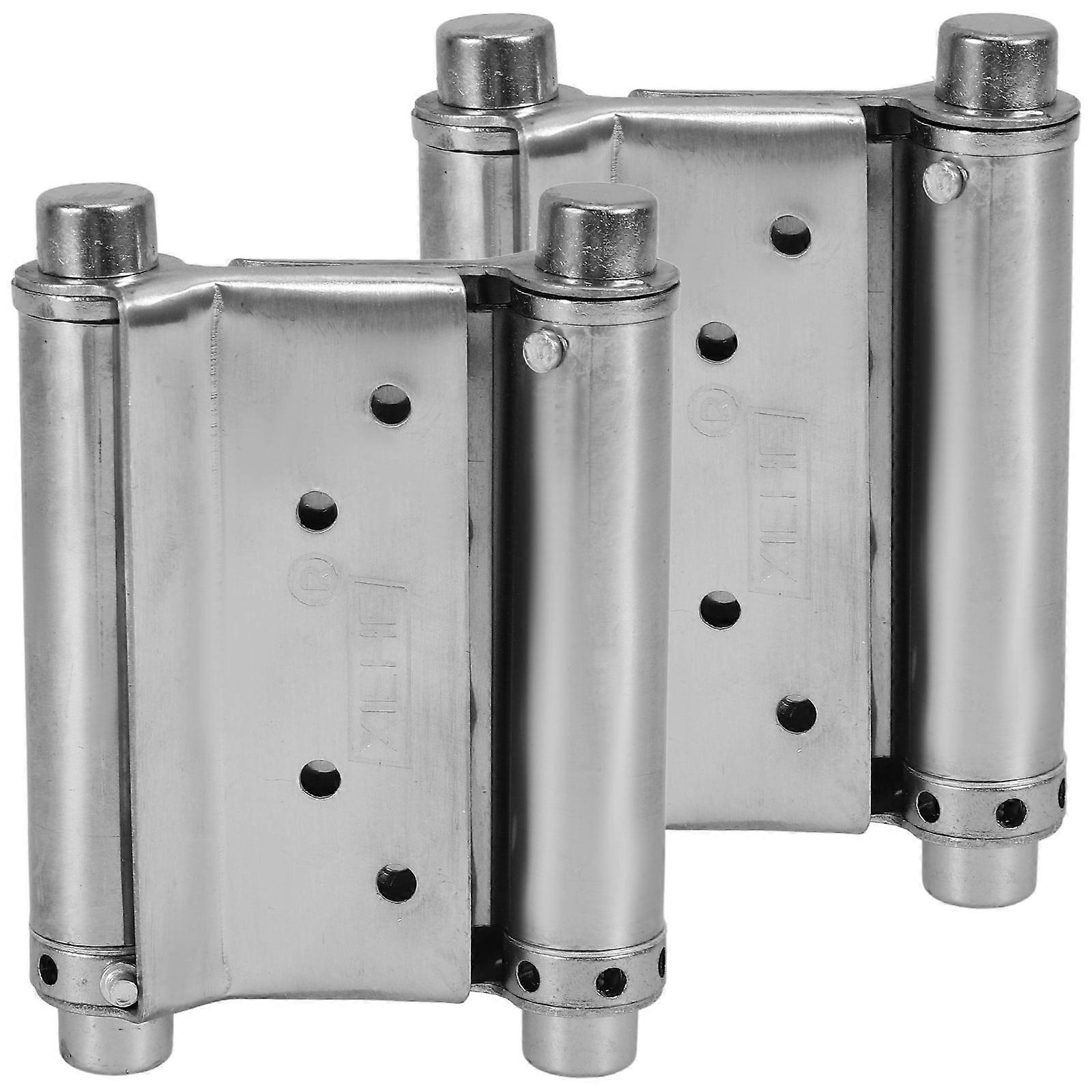 Automatic Closing Saloon Door Hinge Spring Loaded Swinging Door Hinge 2Pcs