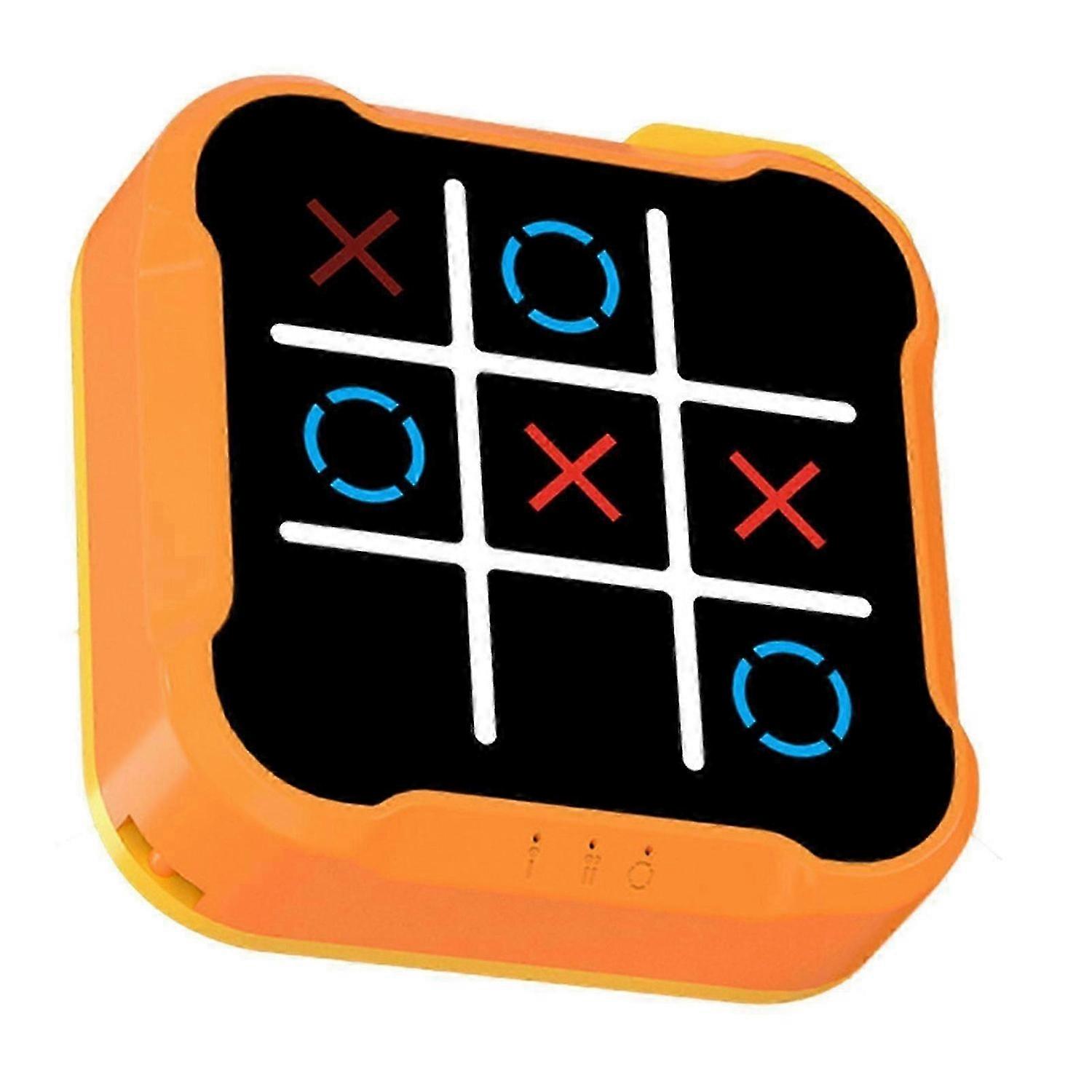 Tic Tac Toe Bolt Game, Brain Teaser Memory Game, Rechargeable Handheld Puzzle Console, Portable Trav