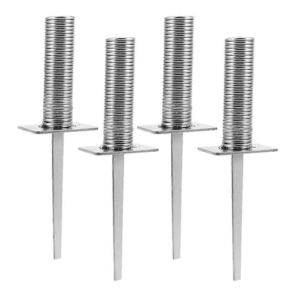 It looks like you're referring to a product description for a **Spring Ground Nail Soccer Flagpole Holder Ground Stake**, commonly used in