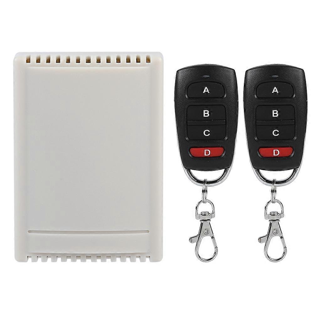 12V 4-way Wireless Remote Control Switch Wireless Relay Receiver Transmitter Replacement