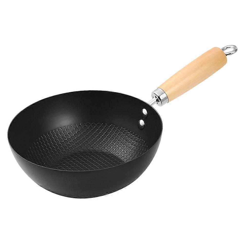 Kitchen Wok Non-Stick Frying Pan Chinese Style 20cm 1Pack