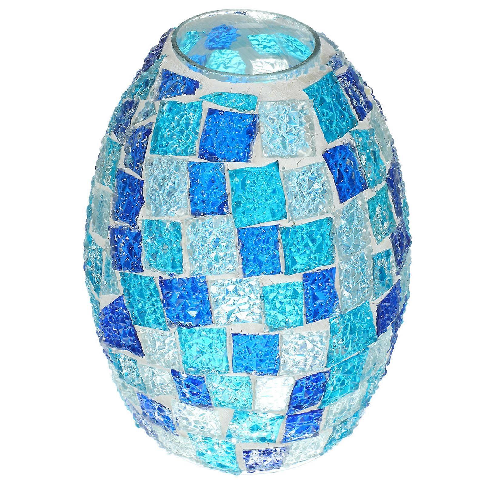 Retro Style Lamp Shade Wall Lamp Shape Small Lampshade Indoor Light Cover Mosaic Pattern Glass Material For Hallway 1Pack
