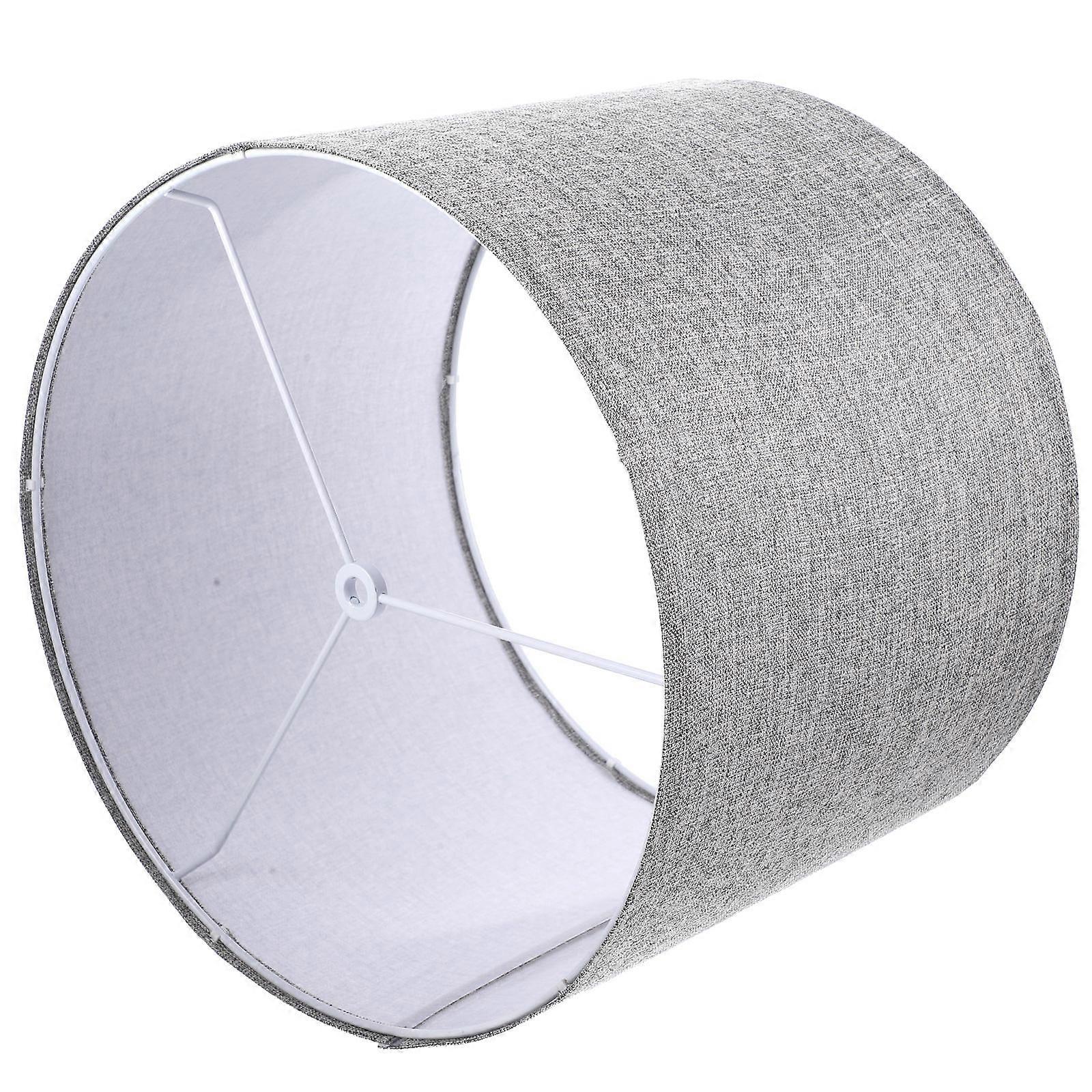 Antique Look Lamp Shades Simple Lampshade For Ceiling Light Grey Round Smooth 1Set