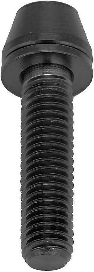 1 Titanium Bolt, M5 Titanium Bolt MTB Bicycle Stem Bolt Screw Road Bike Titanium Cone Head Screw with Washer for Mountain Bike