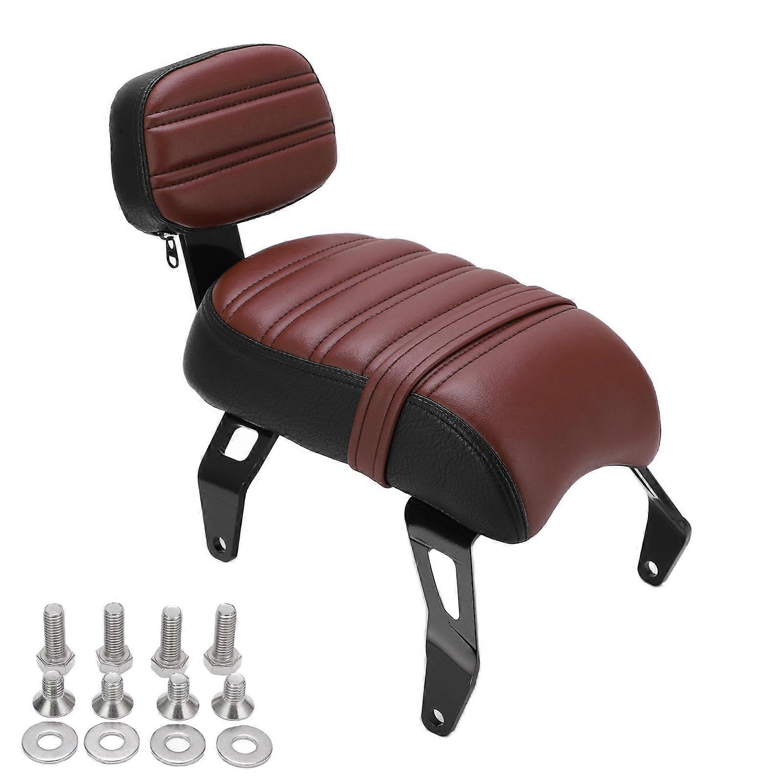 Rear Passenger Seat with Backrest for Indian Scout Bobber 2018-2023, Comfortable Cushion Replacement Kits, Easy Installation
