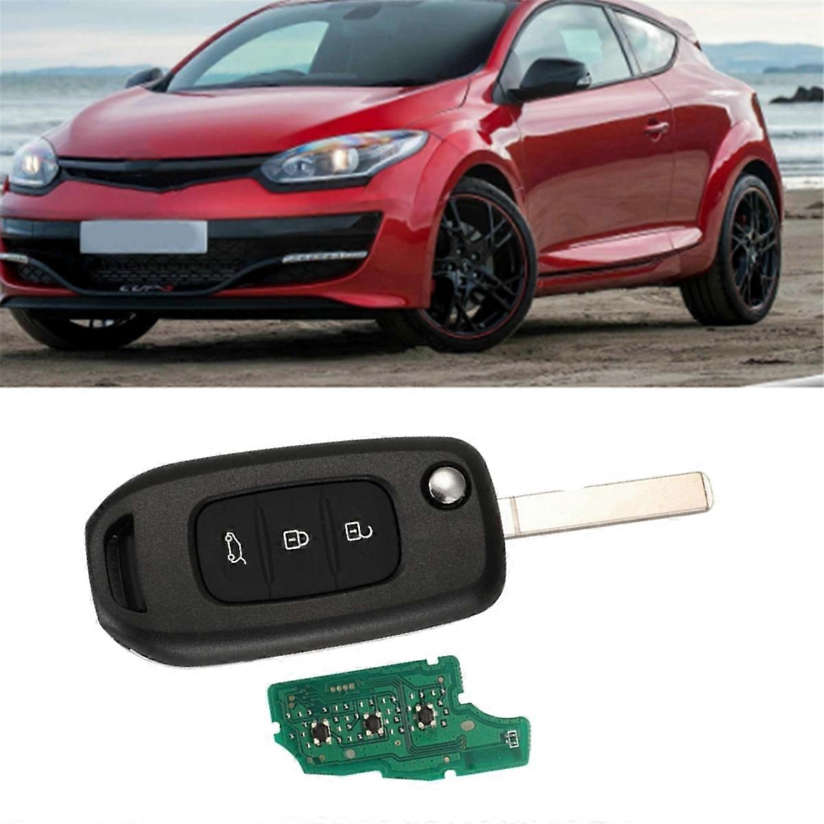 Car 3 Buttons Folding Remote Control Key VA2 Key Blade for