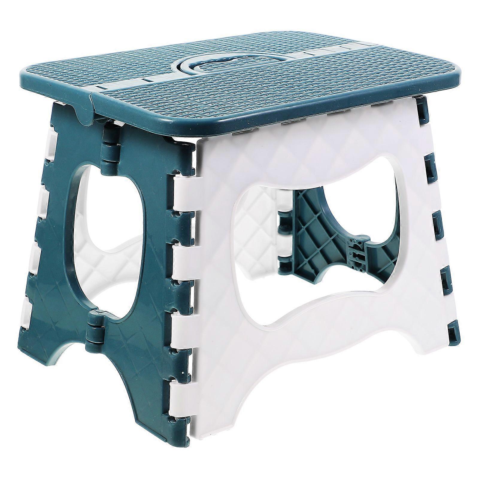 1Pc Folding Step Stool Plastic Foldable Stool Outdoor Portable Fishing Stool