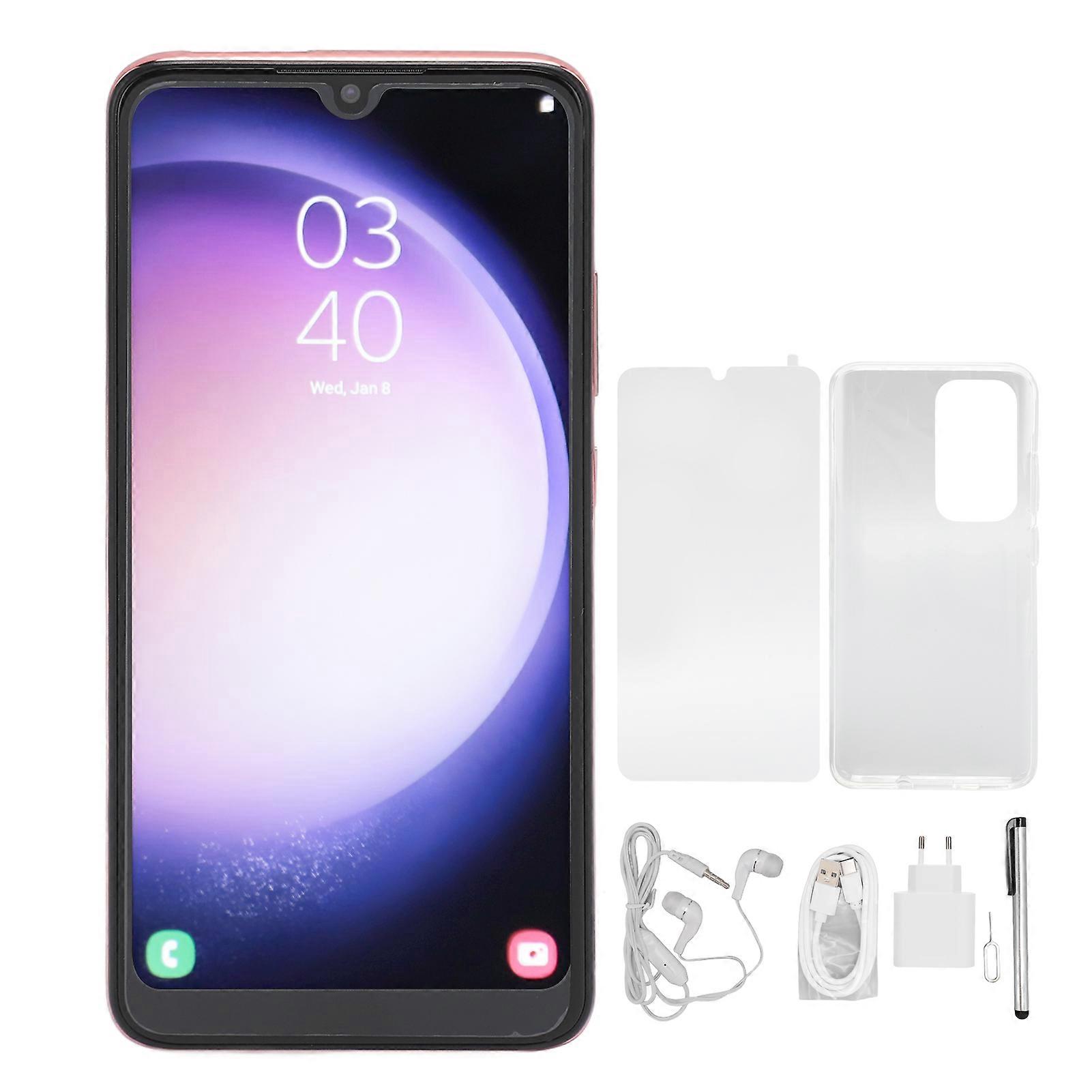 S23 Ultra 6.3" Odblokowany smartfon, Android 13, 6 GB + 128 GB, aparat 16 MP, złoty, rysik