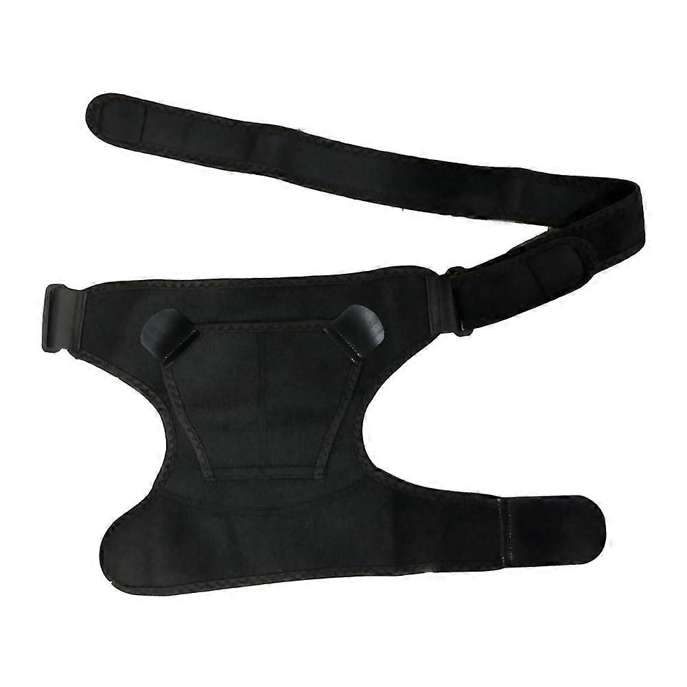 Shoulder Support Brace for Injury Relief and Joint Pain, Unisex Adjustable Size with Ice Pack and Heating Pad Compatibility