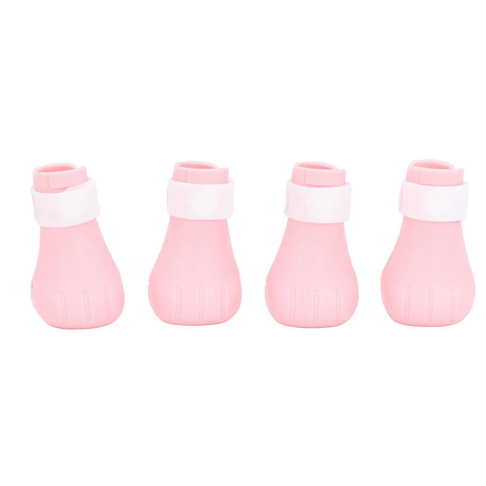Cat Paw Covers Prevent Scratching Biting Silicone Cat Grooming Boots for Bathing Feeding Medicine Roseate