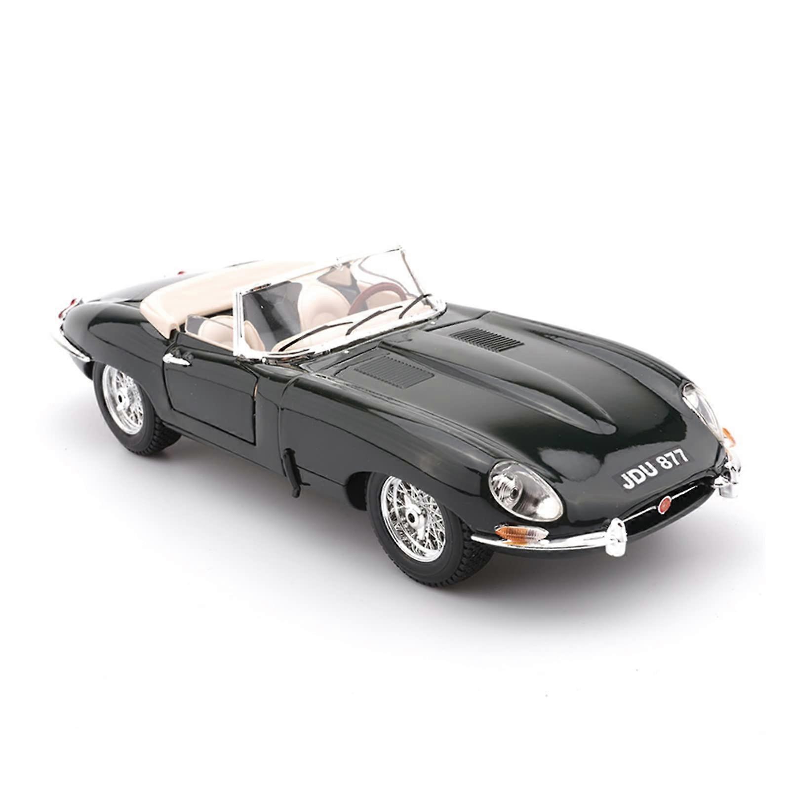 Model Kit Car E-Type 1:18 Diecast Alloy Convertible Model For Home Decoration Collection