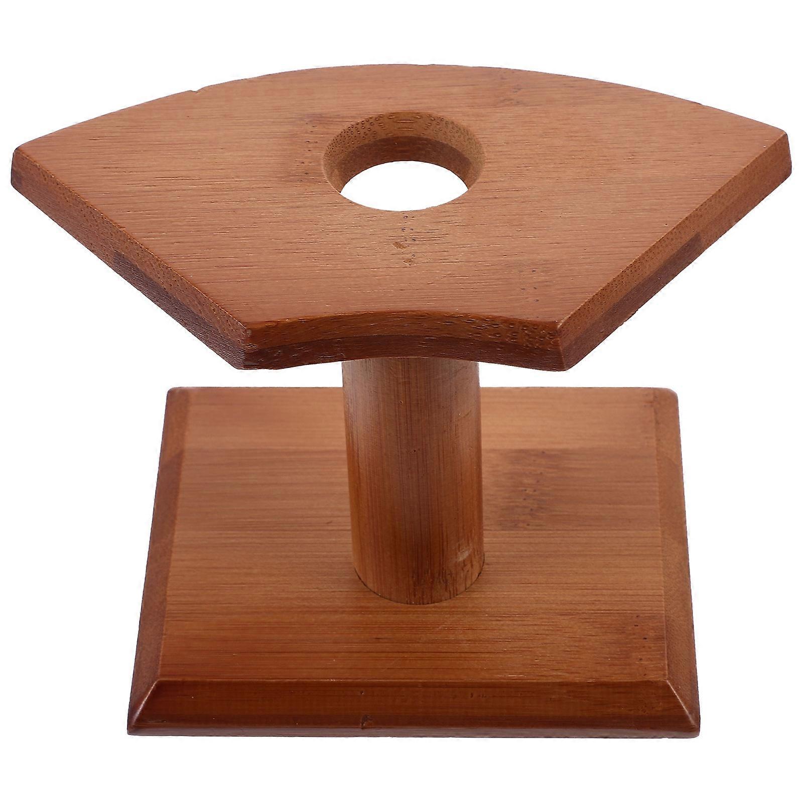Light Brown Hand Roll Storage Rack for Japanese Sushi Cone Suitable for Home Restaurant 1 Hole