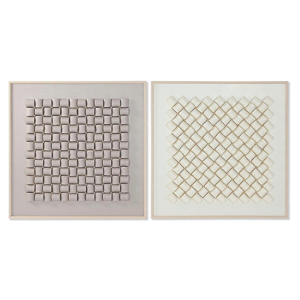 Canvas Home ESPRIT polystyrene Canvas 100 x 3,5 x 100 cm