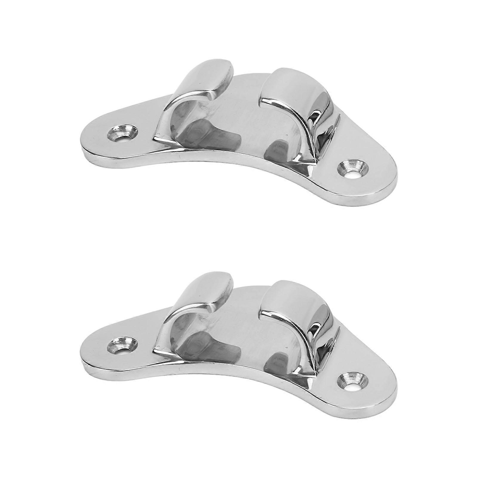 Bow Cleat 316 Stainless Steel High Polished Robust Structure Bow Cleat Line Chock for Marine Yacht