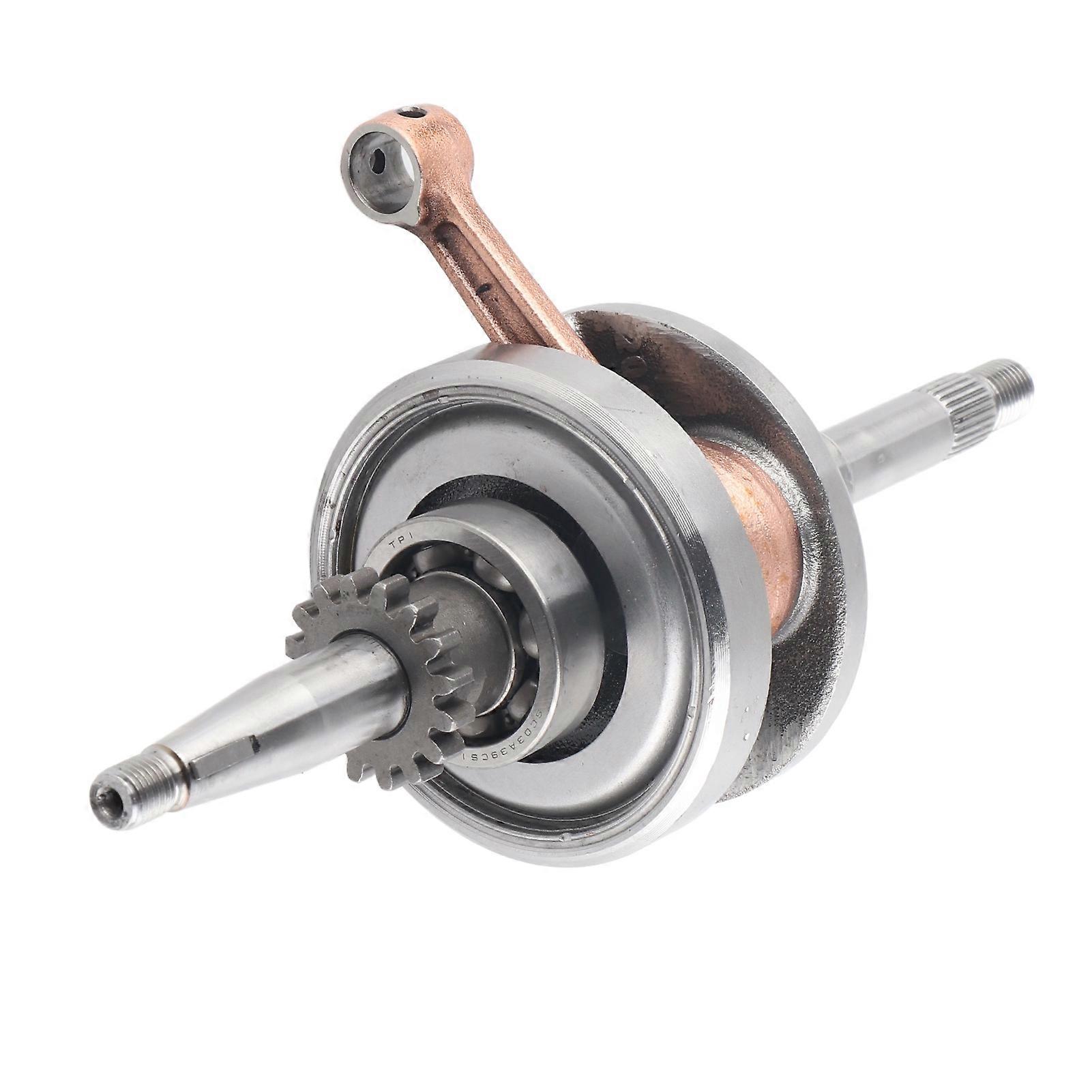 Crankshaft Connecting Rod Assembly Steel Alloy for GY6‑50 60 CC Go Karts Scooters ATV UTV Motorcycles