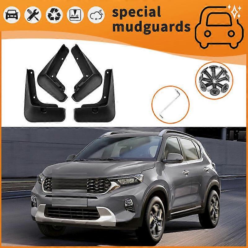 Be suitable For 23-24 Kia Sona models Mudguards Fender Mudflaps Front Rear Flares Splash Guards Cover Car Accessorie