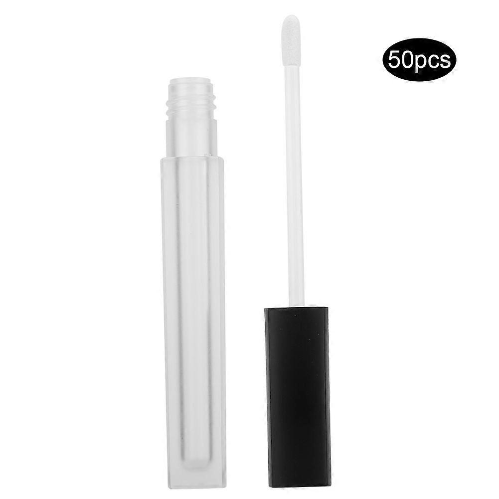 50pcs Empty Refillable Lip Gloss Bottle DIY Lip Oil Tube Container Makeup Tool (4.5ml/pc)