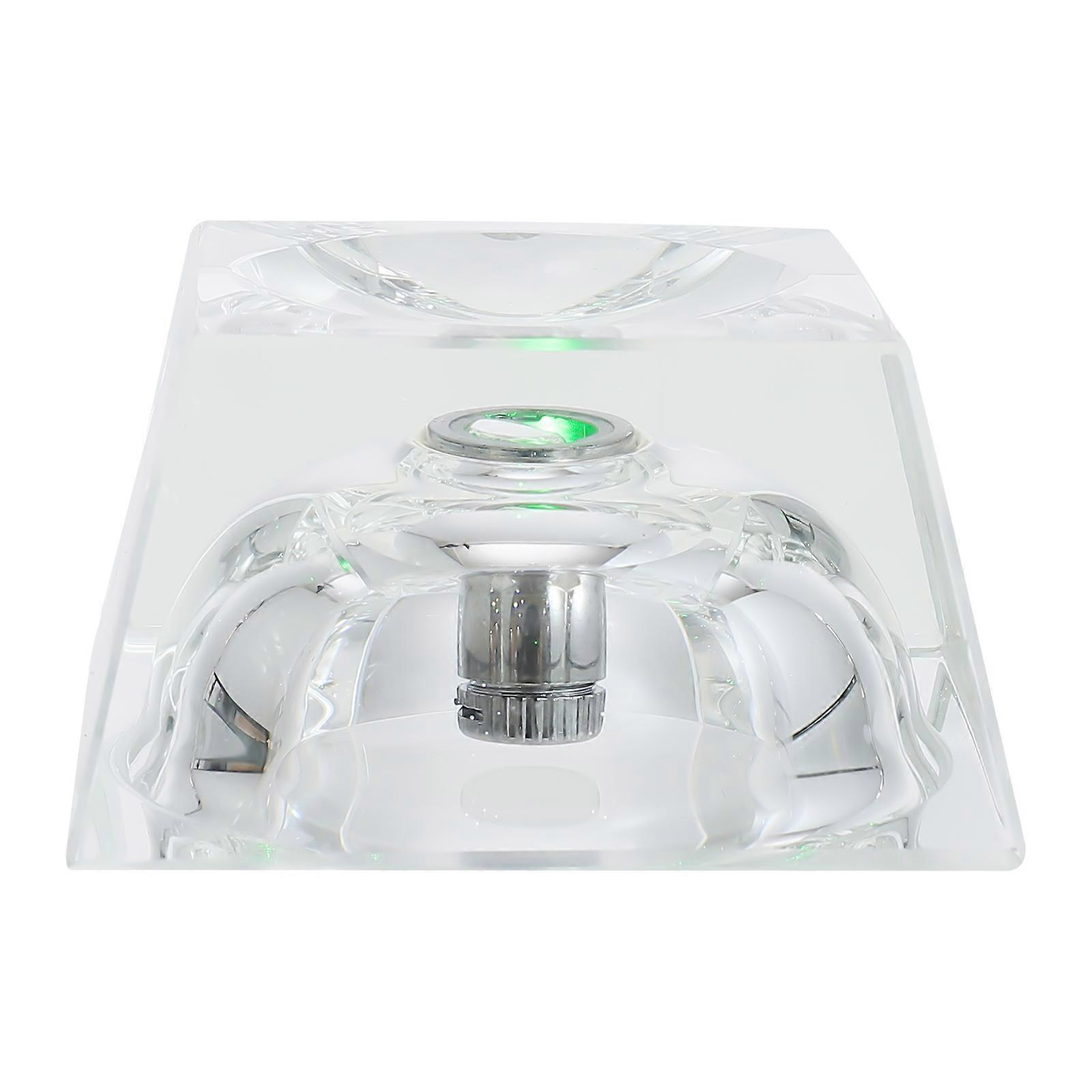 1pc Crystal Balls Pedestal for Household Display Base with Square Lighting Holder