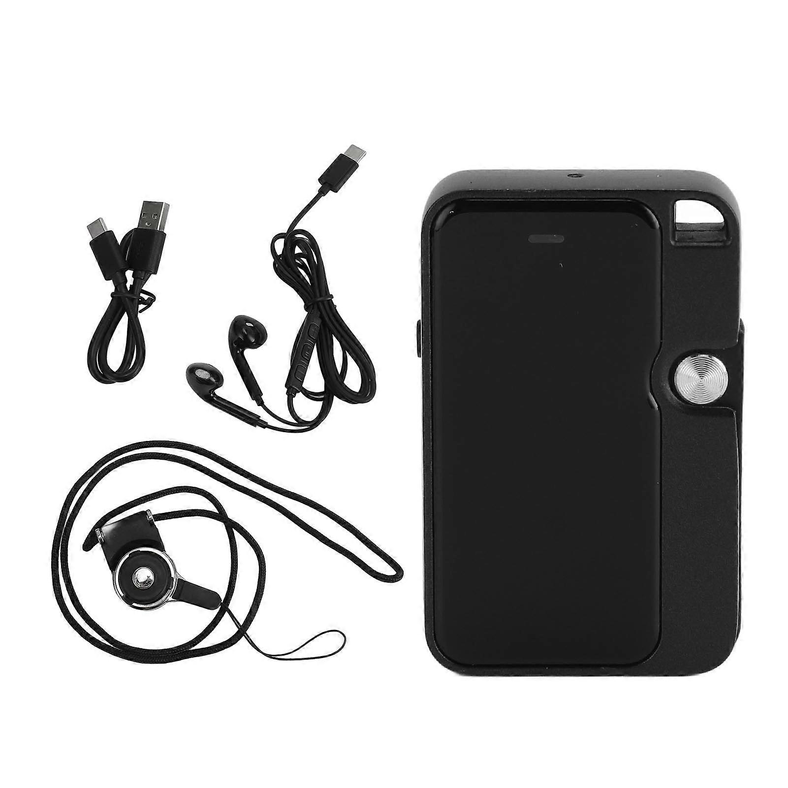 64GB Magnet Voice Recorder with Noise Reduction, USB Playback, for Lectures & Meetings