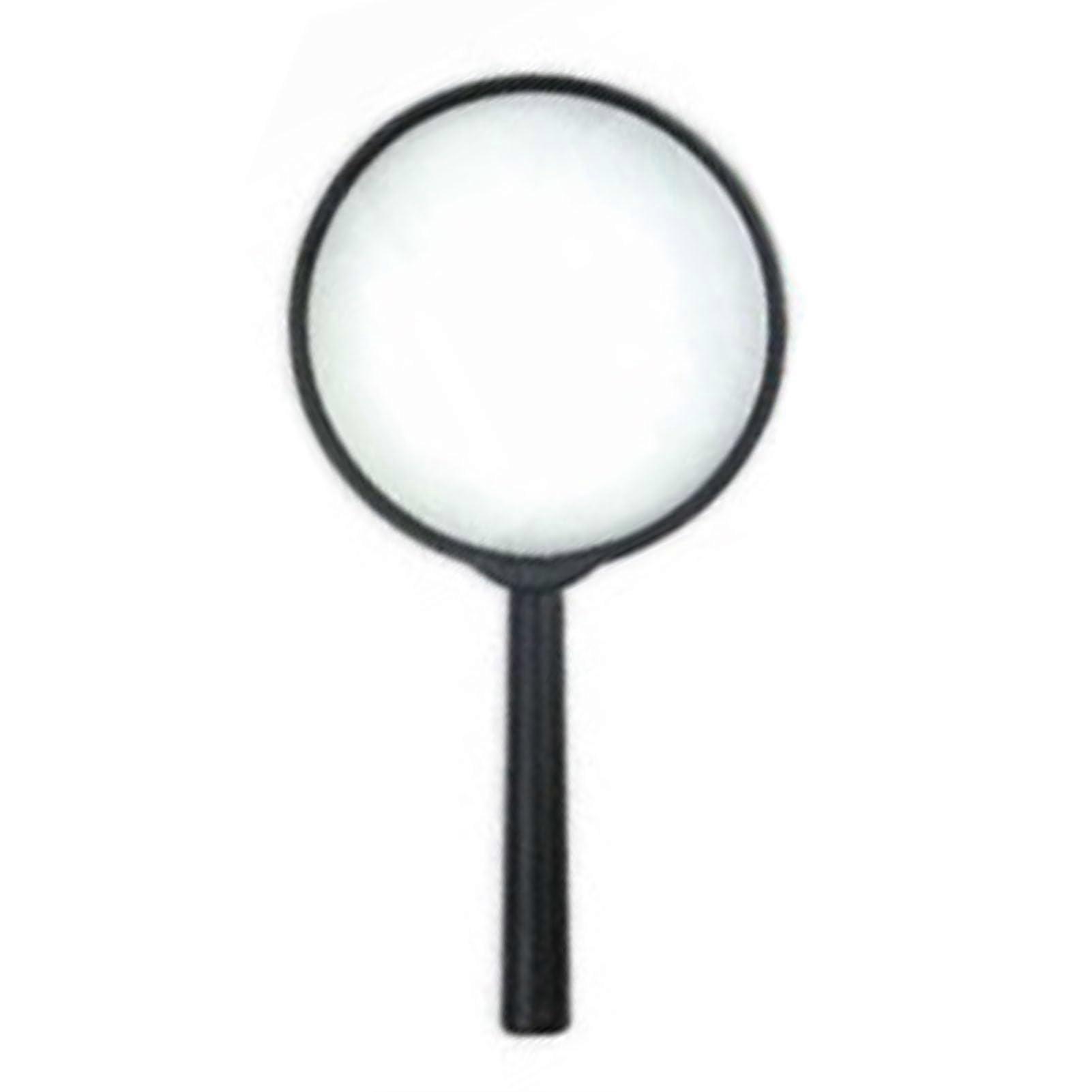 Lupe, 3X Handheld Magnifying Glass, 90mm Diameter, Portable Magnifier for Seniors, Books Newspapers, Reading and Kids, Nature Hobby Exploration