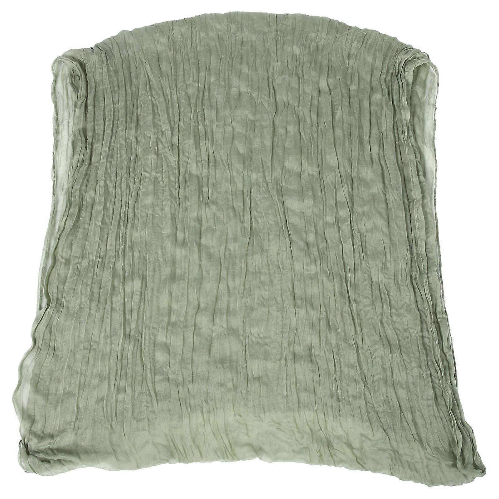 Festival Table Decor Multifunction Table Runner Polyester Material Home Decorative Table Cloth Green 300x90cm 1Set