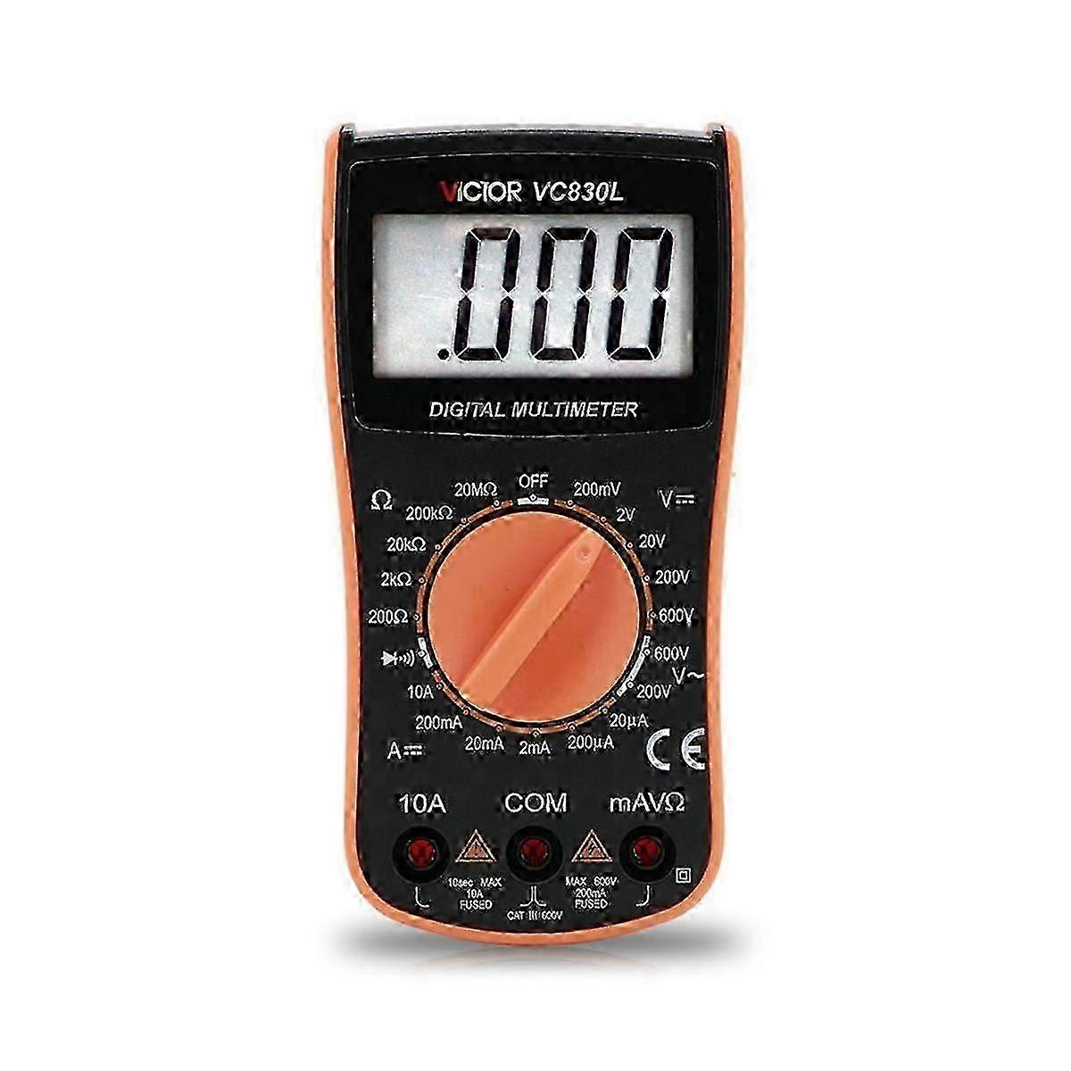 VICTOR Digital Multimeter VC830L Digital Pocket Mini Hushållselektriker Multimeter Hög Precision