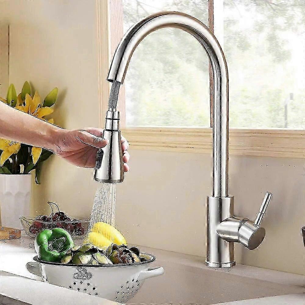 Høj kvalitetKøkken Vandhane Sort Vask Vandhane Køkken Varm Og Kold Vandhane 360 Graders Drejelig Vandhane Køkkentilbehør Køkkenvask Vandhane