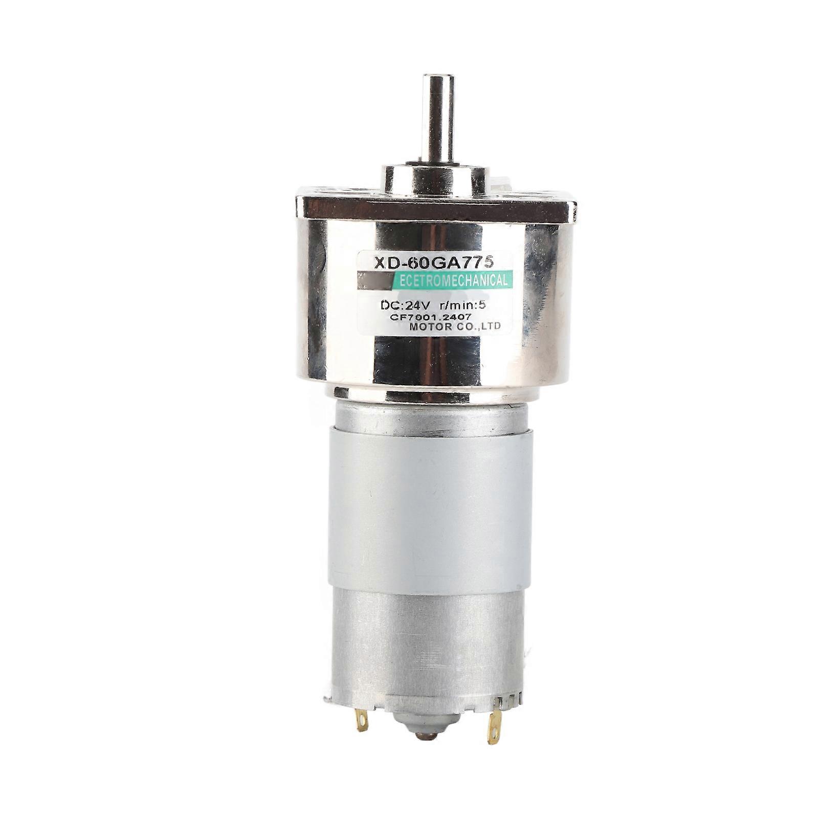 35W Micro Direct Current Metal Gear Motor Speed Adjustable CW/CCW ( 24V 5rpm)