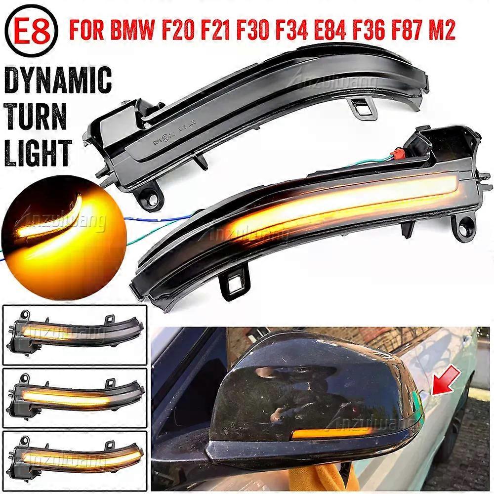 For BMW F20 F21 F22 F30 E84 1 2 3 4 Series LED Dynamic Turn Signal Light Flasher Flowing Water Blinker Flashing Light