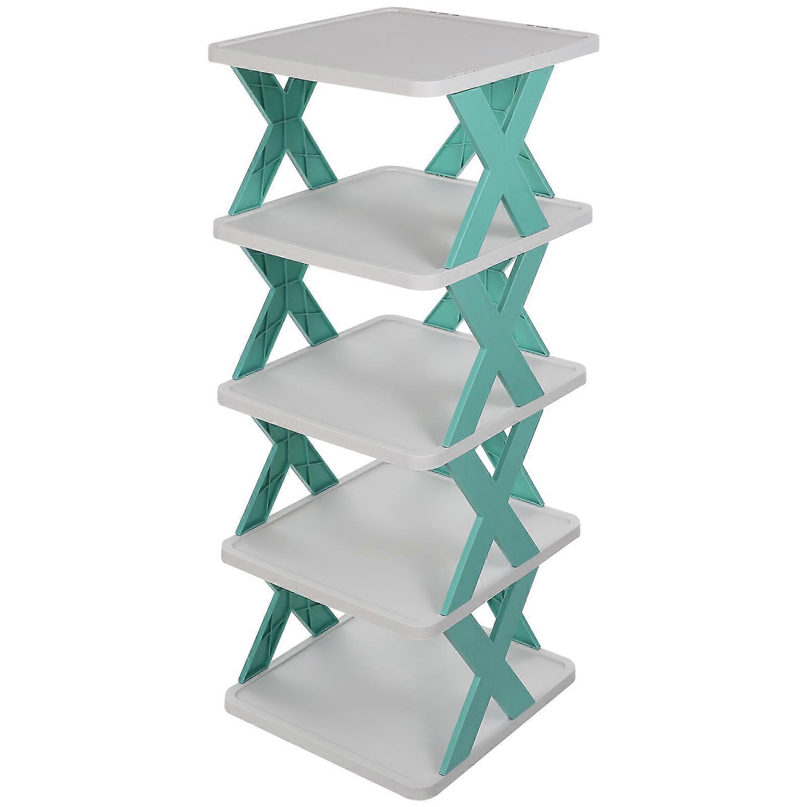 Shoe Storage Holder Wardrobe Shoe -Shaped Multi Color Space-Saving 1Set