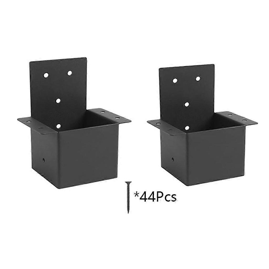 2Pcs 4x4inch Post Top Rafter Bracket Rafter Post Brackets Pergola Kits