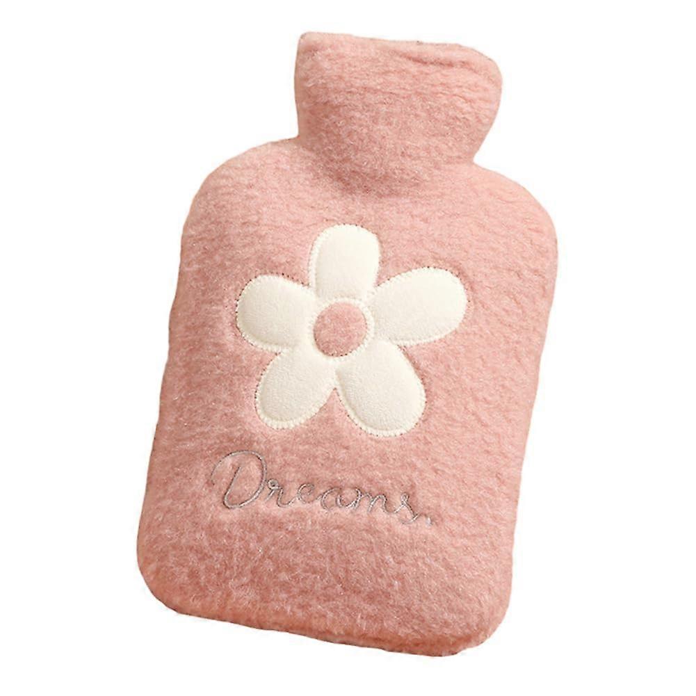 Plush Hot Water Bottle for Pain Relief, Reusable Cartoon Plush Heating Pad for Waist and Shoulder Comfort, Type 1