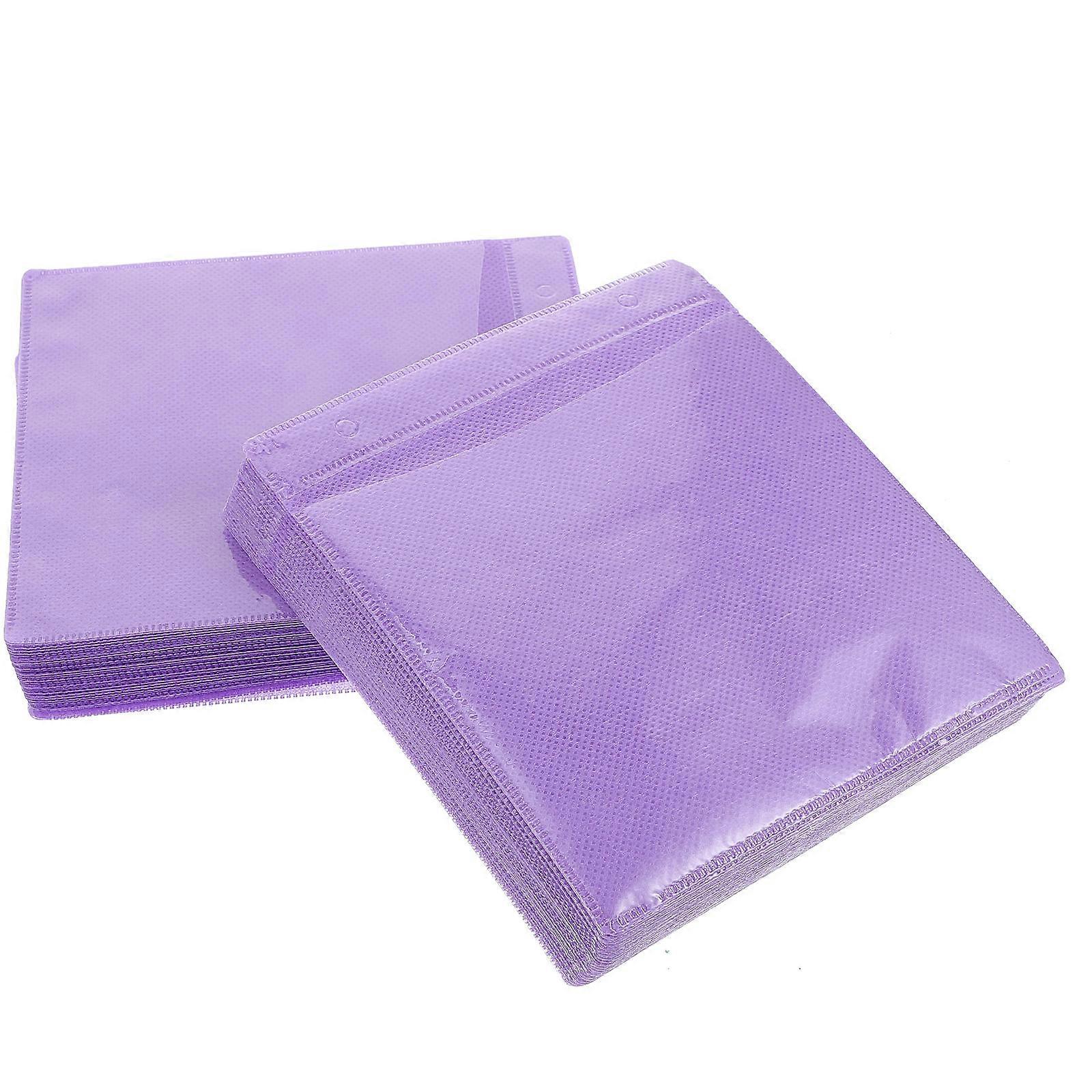 CD Organizer with 100pcs CD Sleeves Made of Durable PP for Storage Lightweight and Reusable 12cm