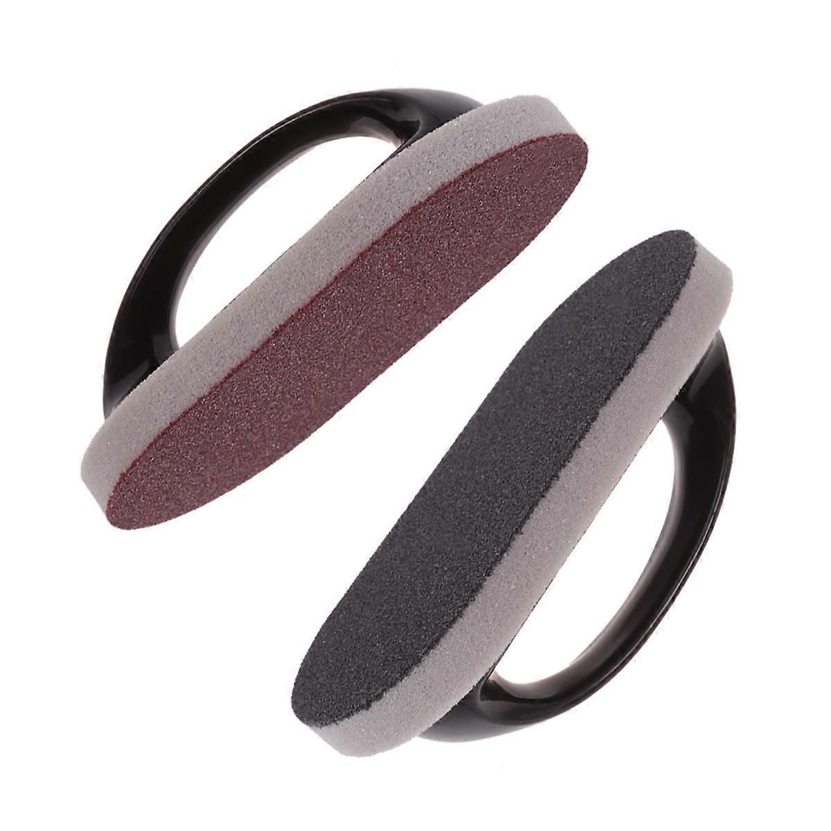 2Pcs Handle Sponge Brush for Decontamination and Descaling Cleaning Scrubber Scouring Pad Random Color