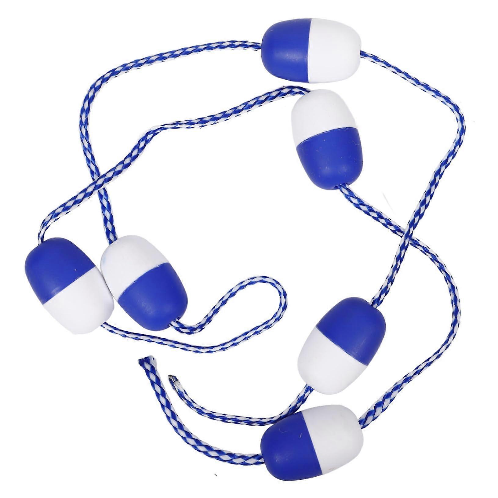 1 String Float Swimming Pool Divider Buoy Line, Spiral Buoy Rope, Polyethylene Pool Float, 25 ft, Durable Swimming Accessories